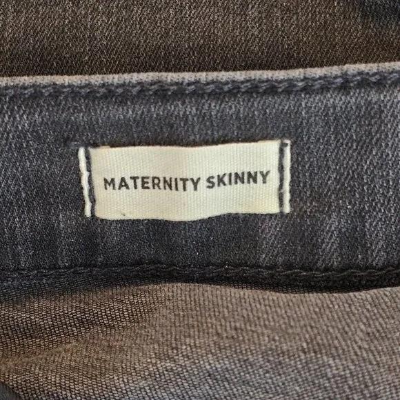 Madewell Pants Womens 29 Maternity Skinny Pants 32x28 Stretch Waist Pregnancy - Picture 4 of 13
